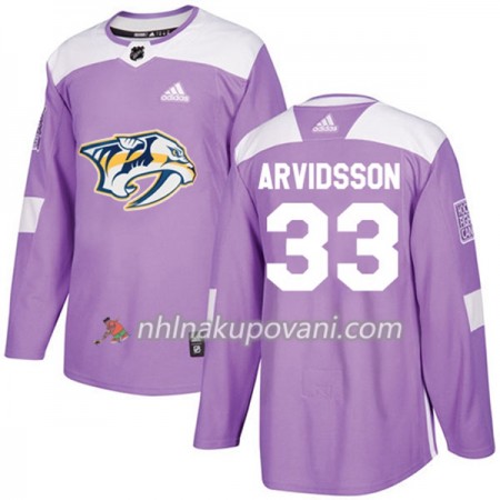 Nashville Predators Dresy Viktor Arvidsson 33 Adidas 2017-2018 Nachová Fights Cancer Practice Authentic - Pánské Nashville Predators Dresy Viktor Arvidsson 33 Adidas 2017-2018 Nachová Fights Cancer Practice Authentic - Pánské
